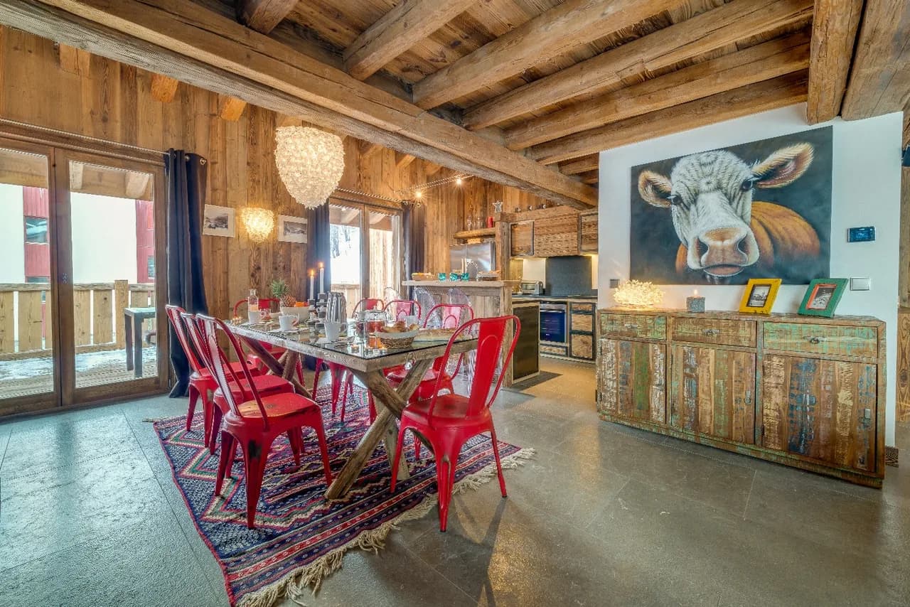 Rustic Contemporary Style Chalet with Hot Tub photo 5
