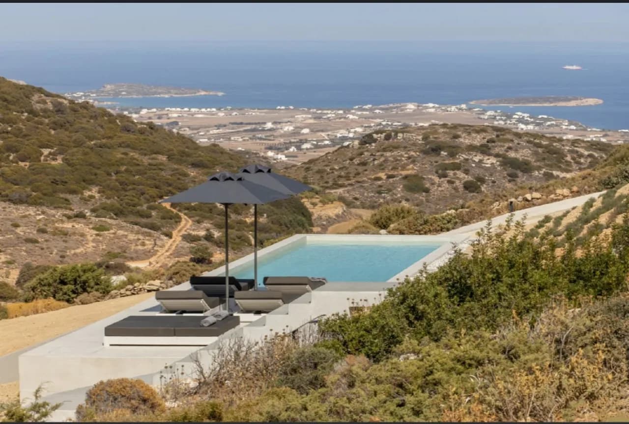 Stunning Retreat In Paros With Polished Design