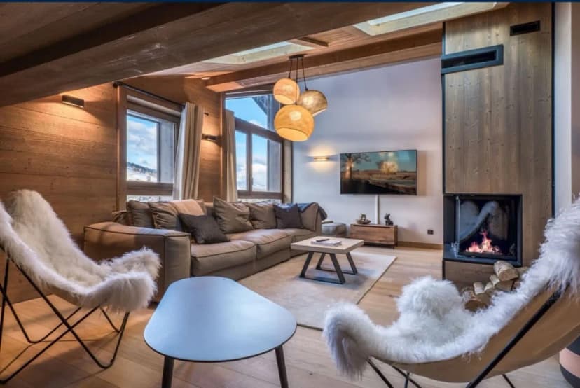 Upscale Apartment In Megeve With Wellness Area