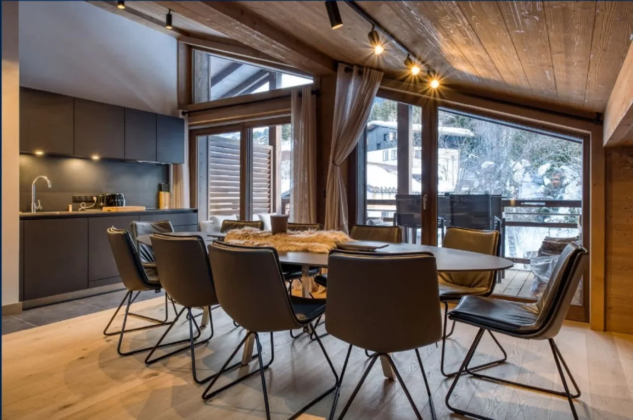 Upscale Apartment In Megeve With Wellness Area photo 2