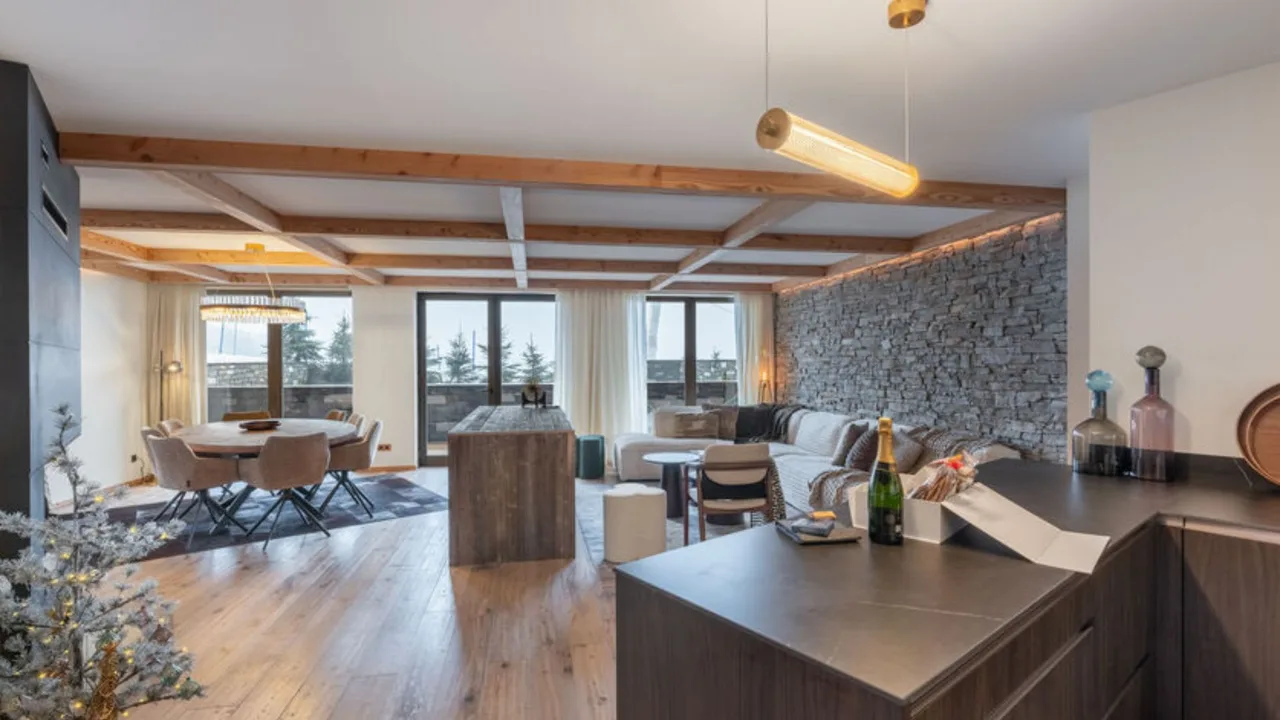 Contemporary Ski Retreat With Fireplace photo 5
