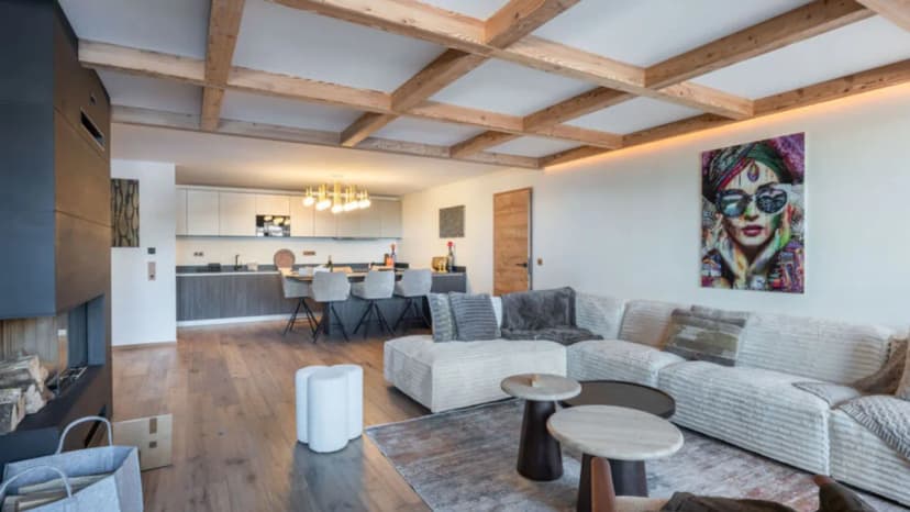 Modern Courchevel Living Prime Ski Location