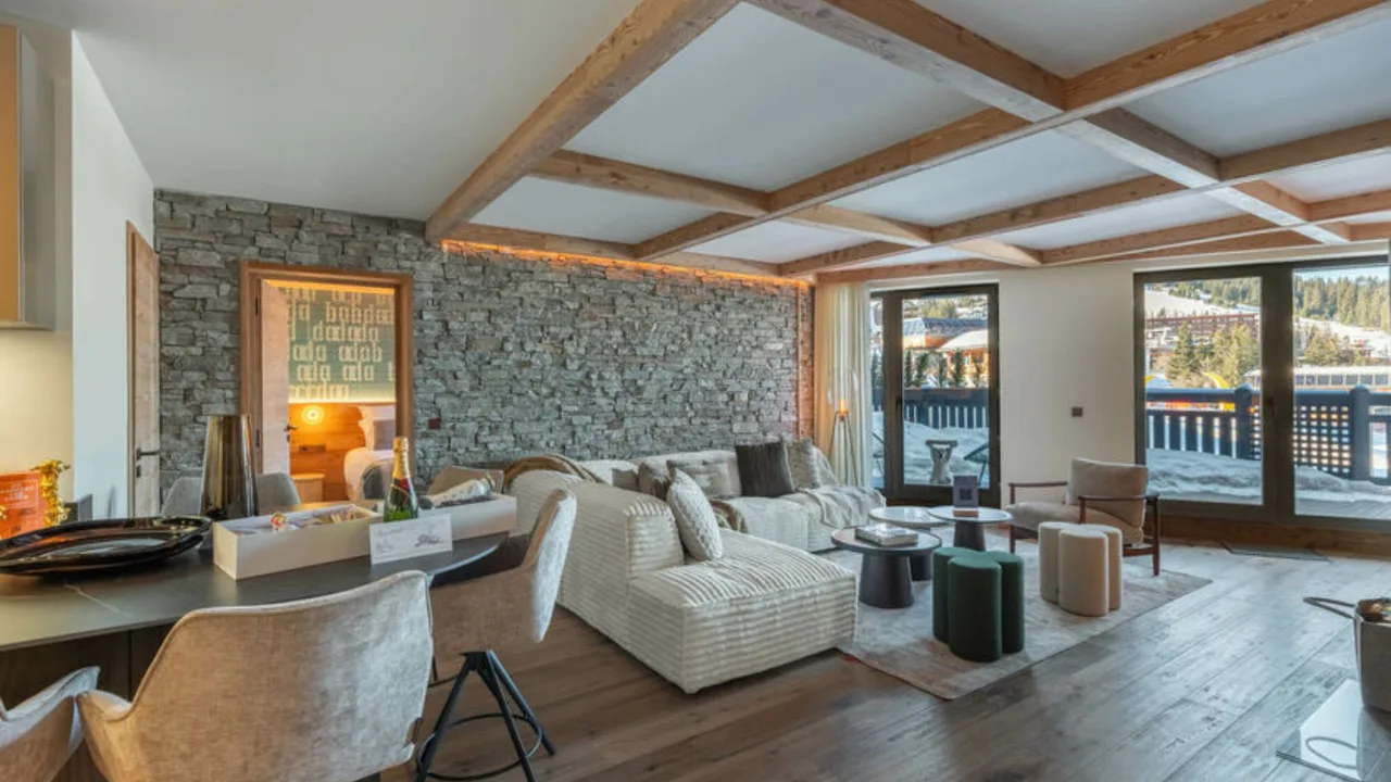 Stylish Courchevel Rental Near Ski Slopes