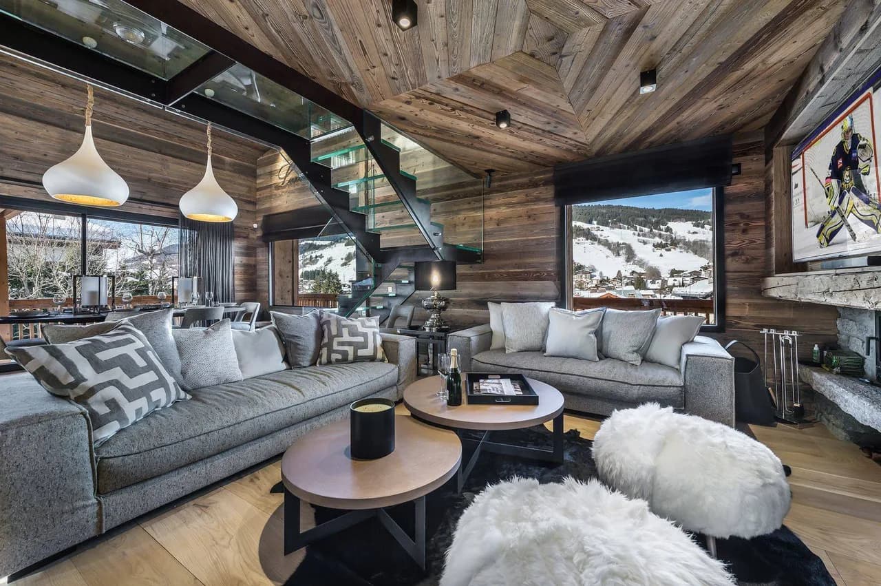 Megève Luxury Chalet With On-trend Modern Decor photo 2