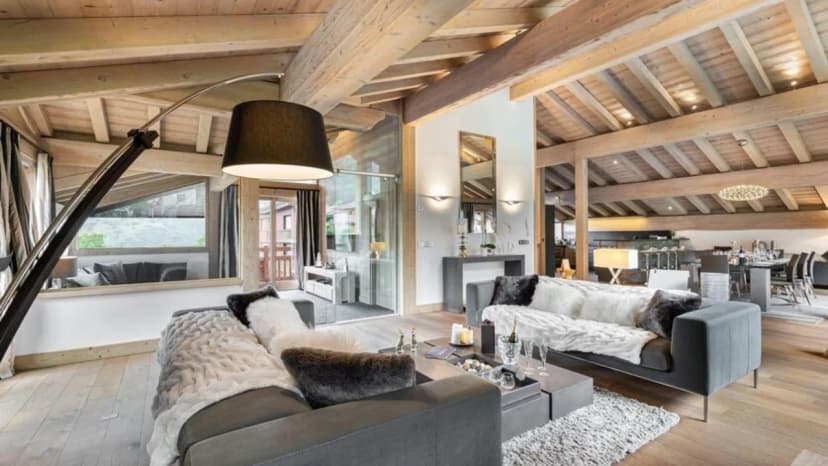 Spacious Courchevel Retreat With Views