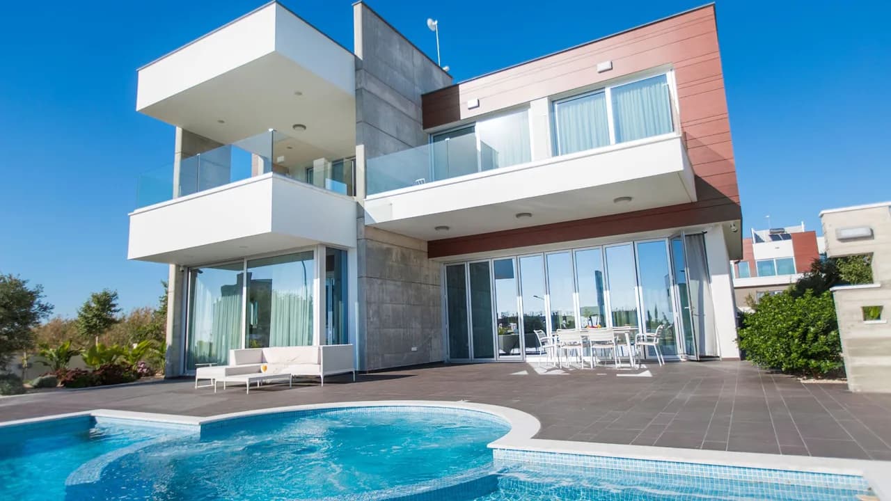 Tranquil Seafront Villa Near Vibrant Town
