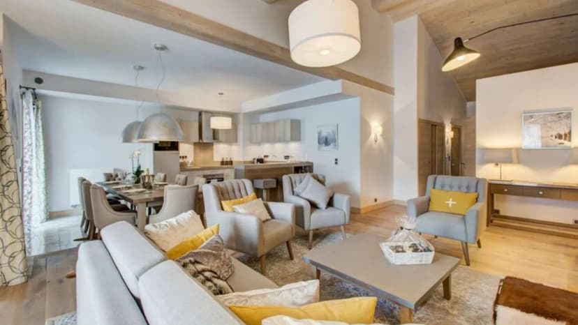 Bright Courchevel Getaway With Sauna Access