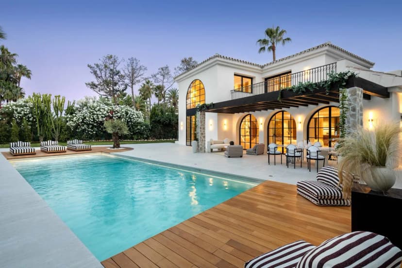 Luxury Design Villa with Private Pool in Marbella