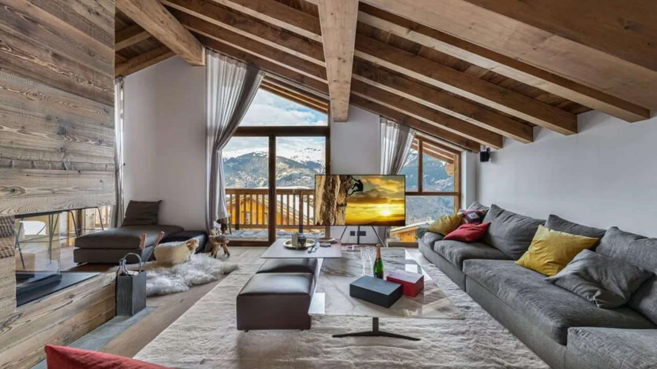 Spacious Chalet With Warm Fireplace Courchevel photo 4