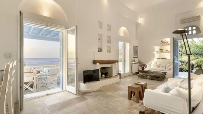 Andros Villa With Direct Beachside Strolls