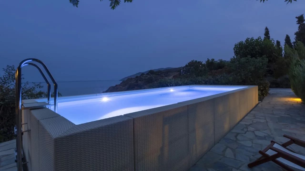 Andros Villa With Direct Beachside Strolls photo 3