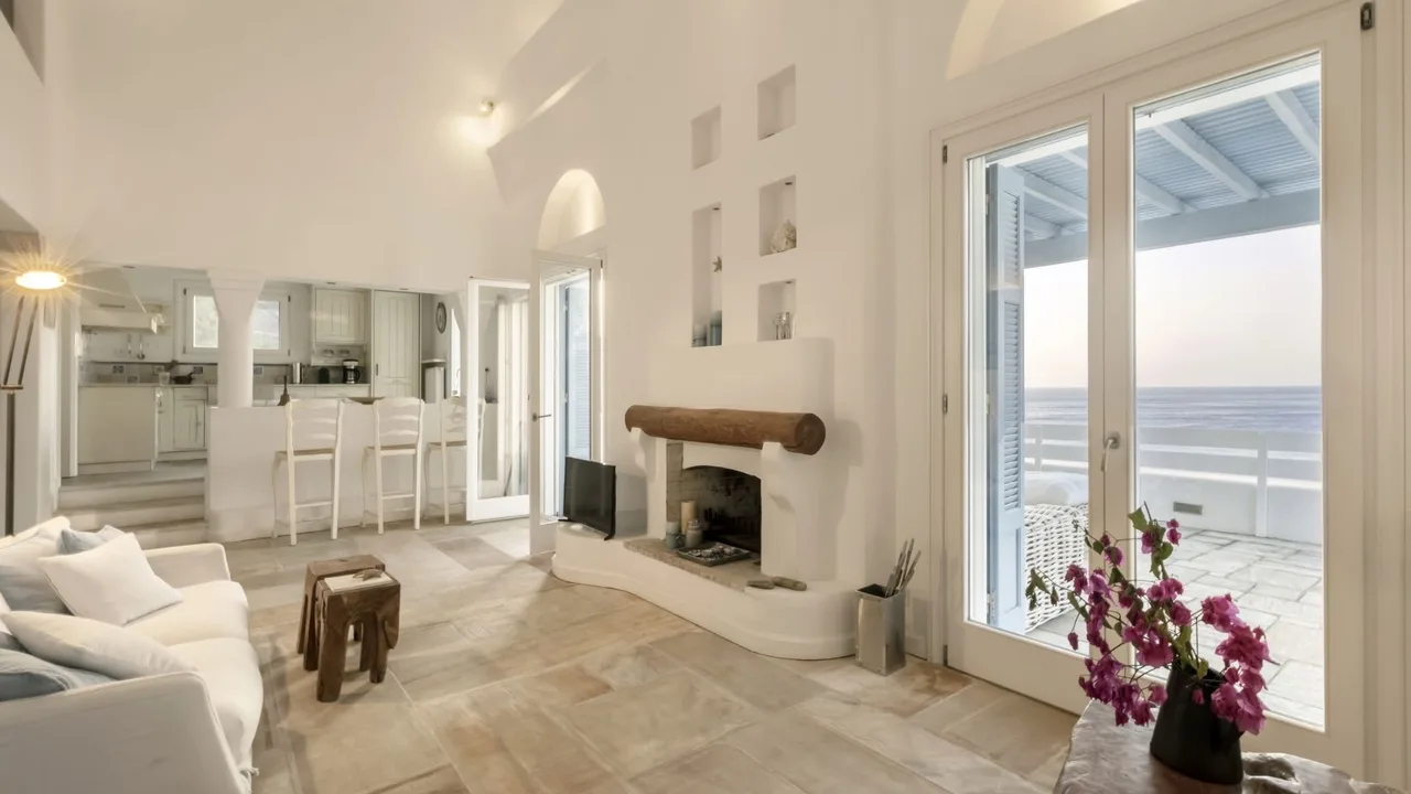 Andros Villa With Direct Beachside Strolls photo 4