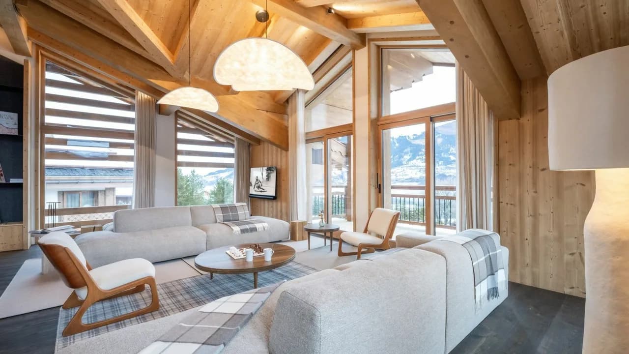 Stylish Chalet With Fireplace and Balcony photo 5