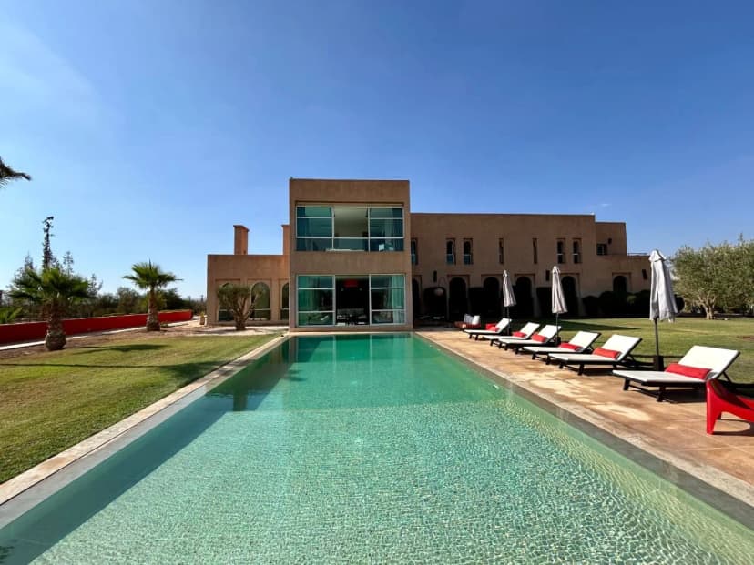 Tennis Court Villa with Hammam in Marrakech