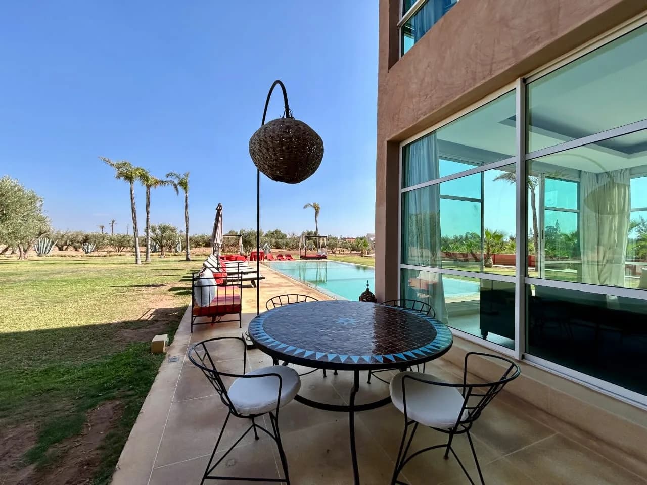 Two-Pool Villa with Tennis Court in Marrakech photo 5