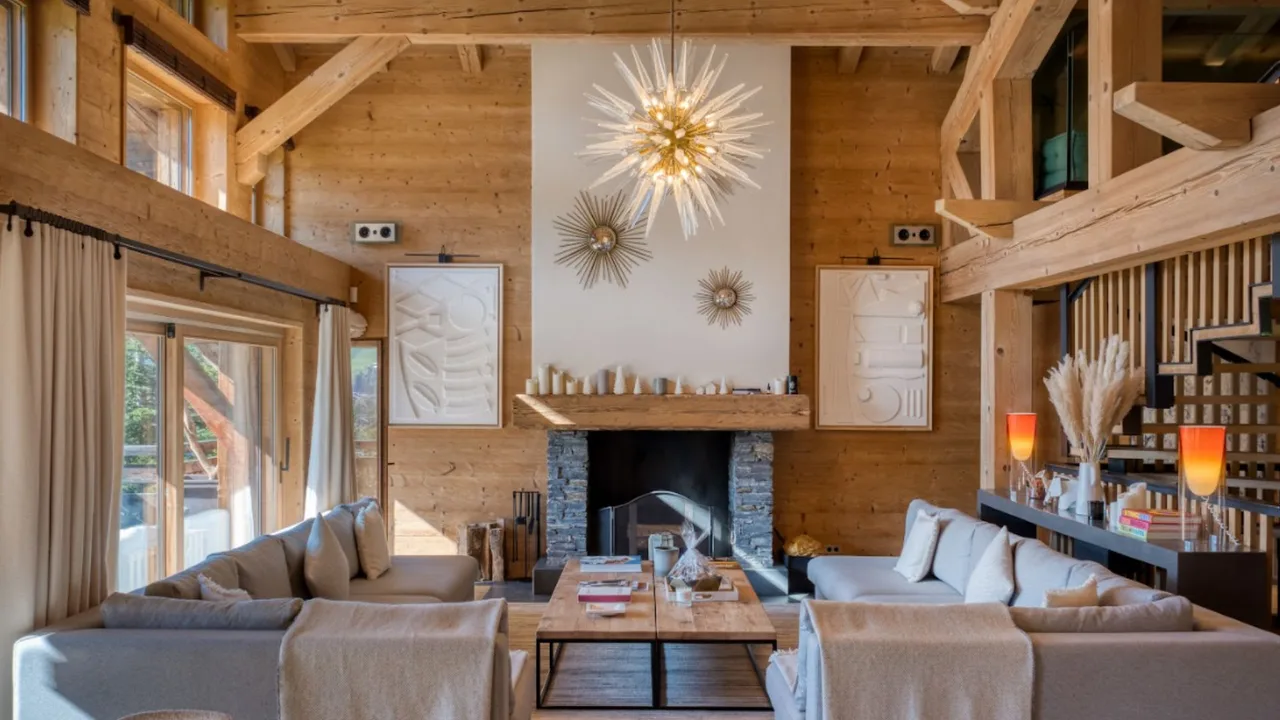 Serene Megève Retreat With Private Jacuzzi photo 2