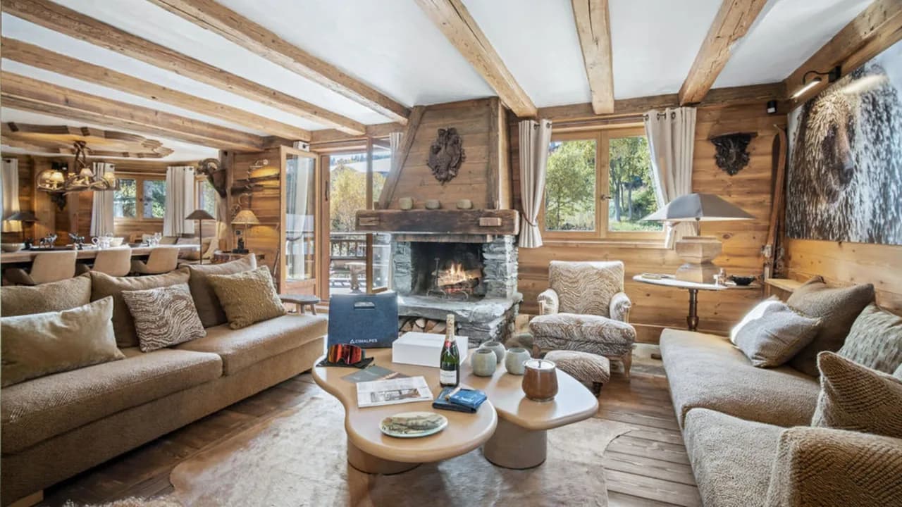 Luxurious Courchevel Chalet Near Slopes