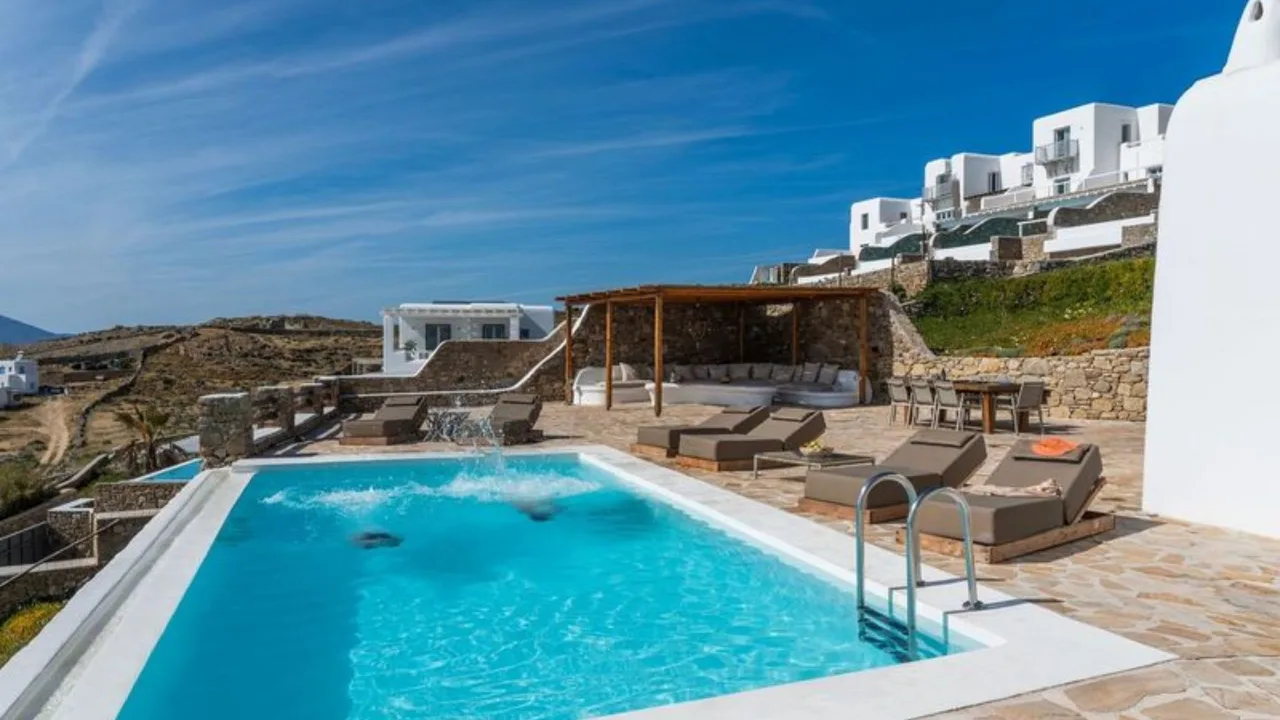 Tranquil Mykonos Getaway With Views photo 4