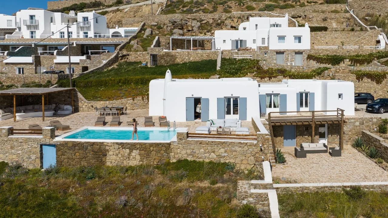 Tranquil Mykonos Getaway With Views photo 5