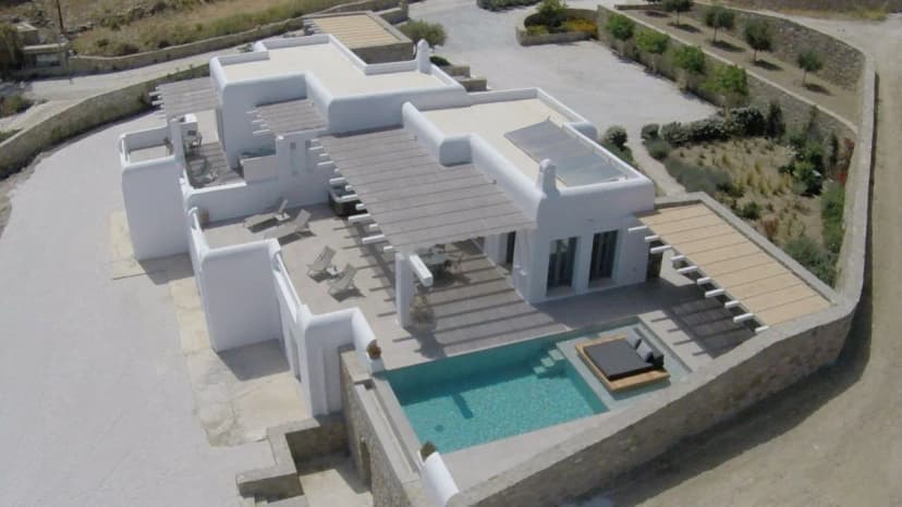Modern Mykonos Complex With Jacuzzis