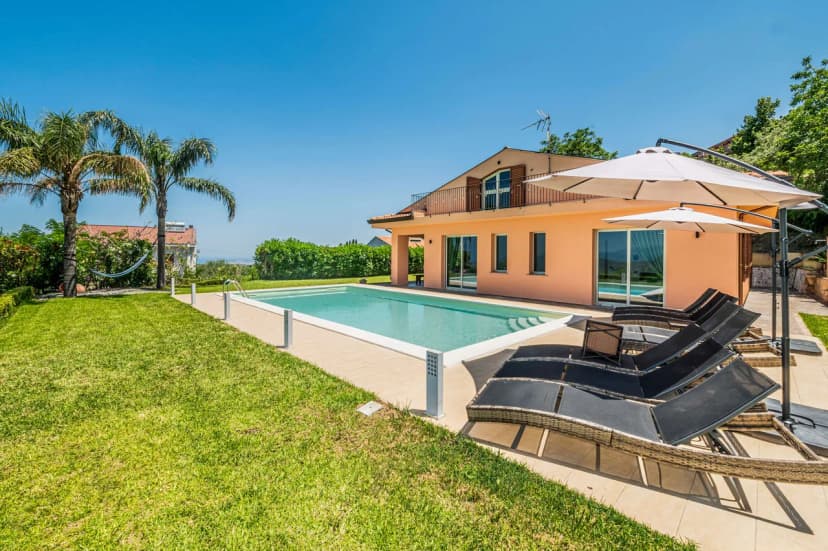 Villa With Orchard and Pool Views