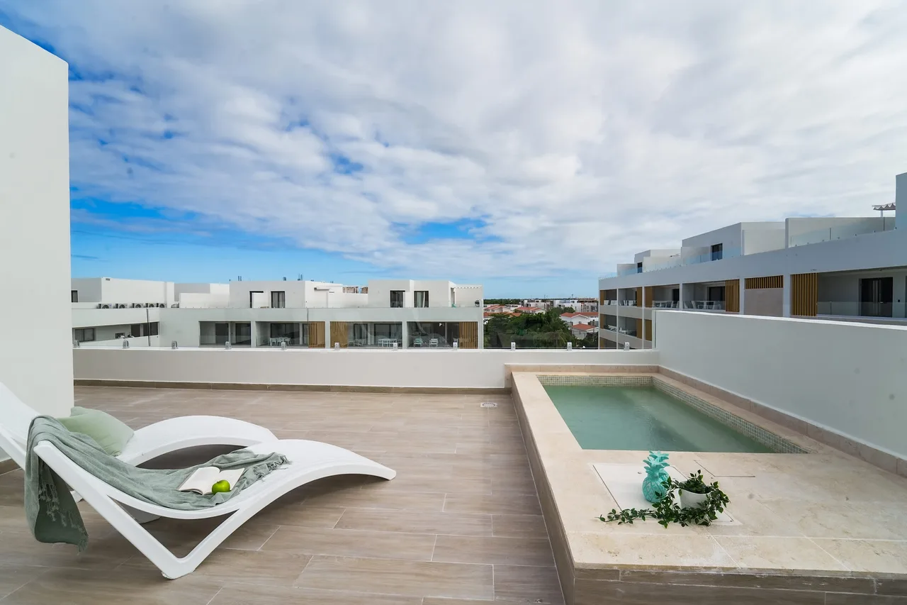 Private Rooftop Beach Penthouse in Dominican Republic