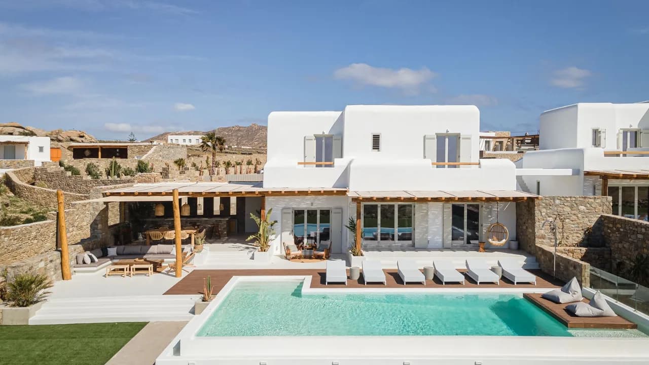 Stylish Mykonos Villa With Bbq