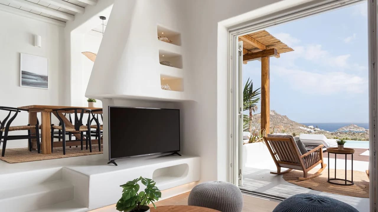 Stylish Mykonos Villa With Bbq photo 2
