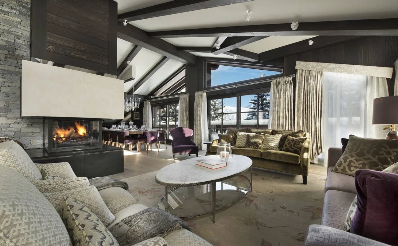 Elegant Mountain Escape With Indoor Pool photo 5