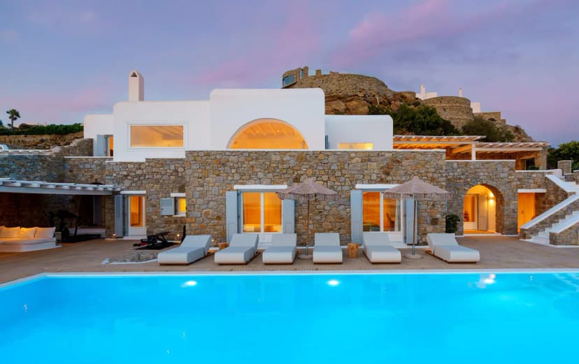 Luxury Mykonos Villa with Sea Views