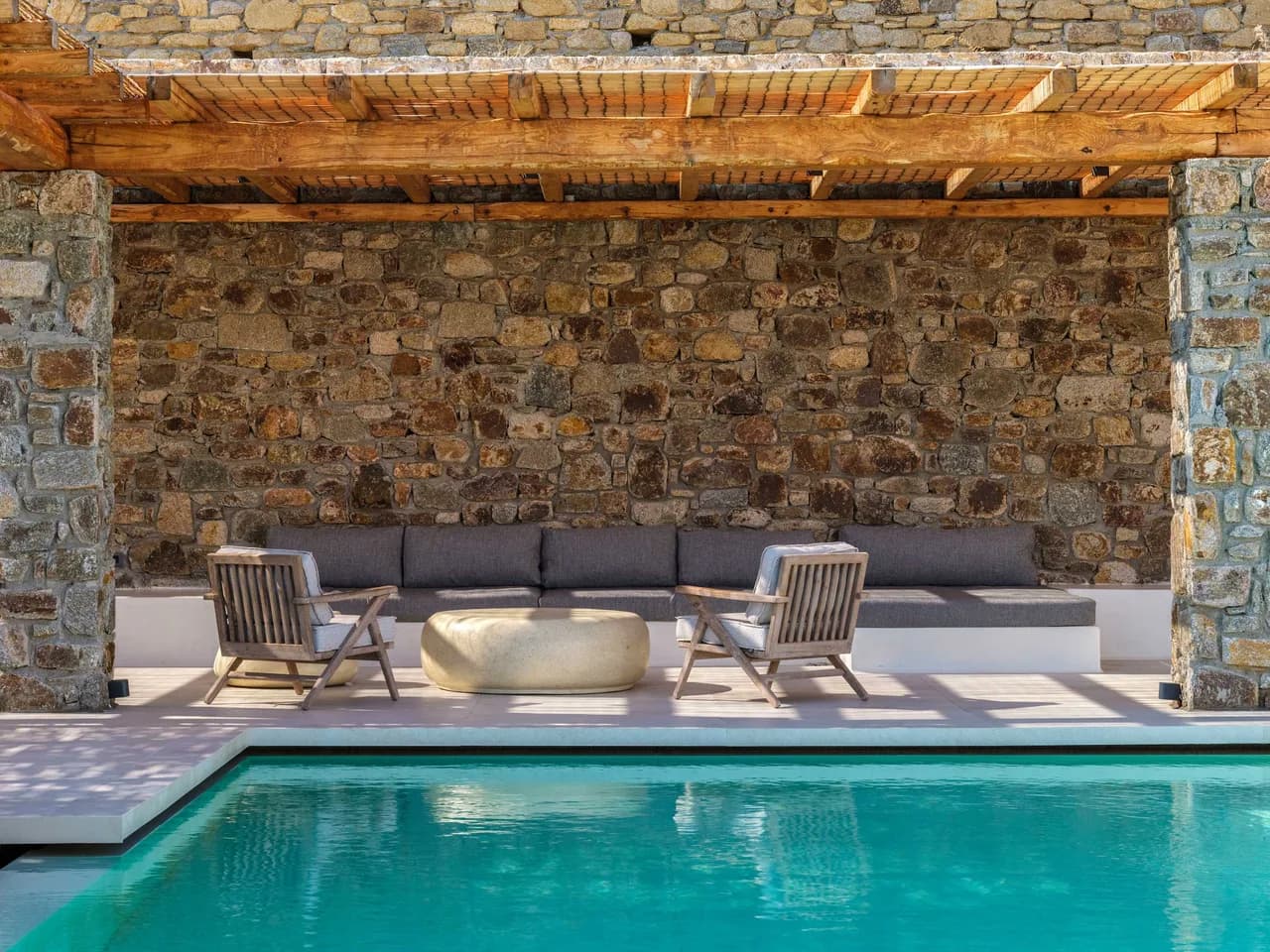 Elegant Villa Overlooking Mykonian Sea photo 5