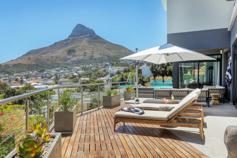 Ocean View Villa Steps From Camps Bay Beach in Cape Town
