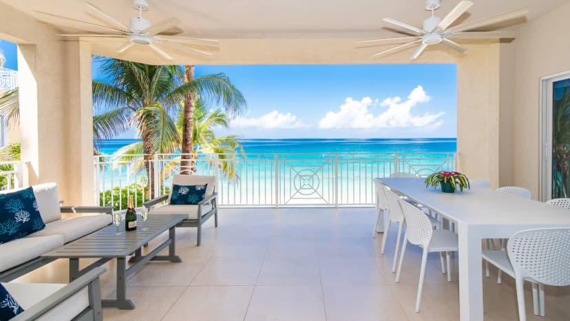 Laguna del Mar #9 | Oceanfront 4BR Condo | Seven Mile Beach