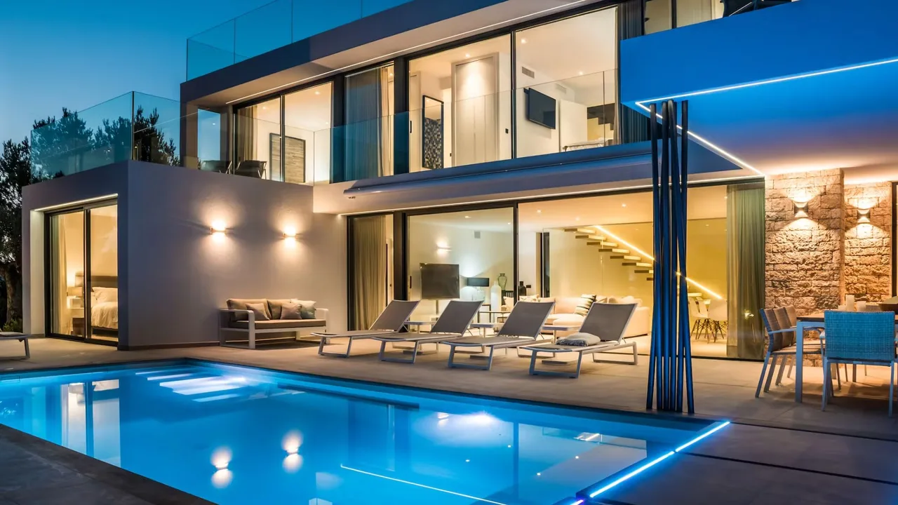 Sleek Modern Villa Talamanca View photo 5