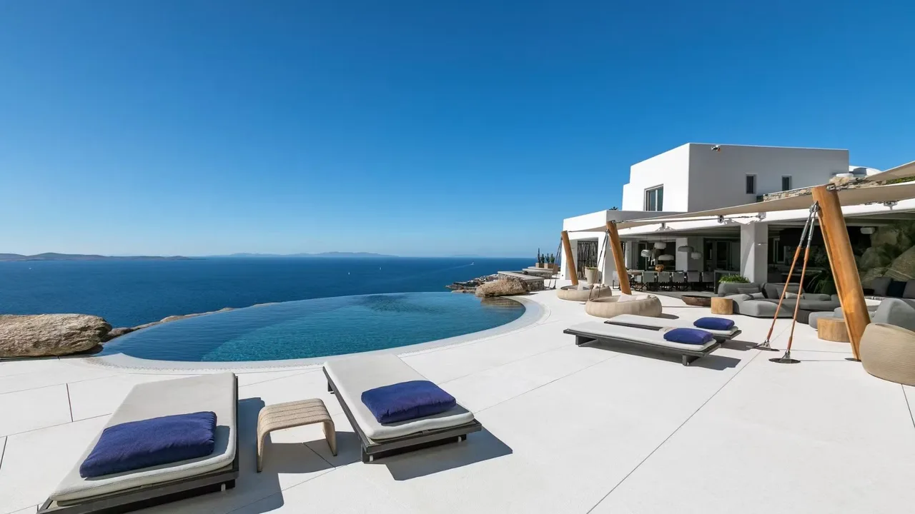 Curated Luxury Facing Mykonos Sunset photo 4