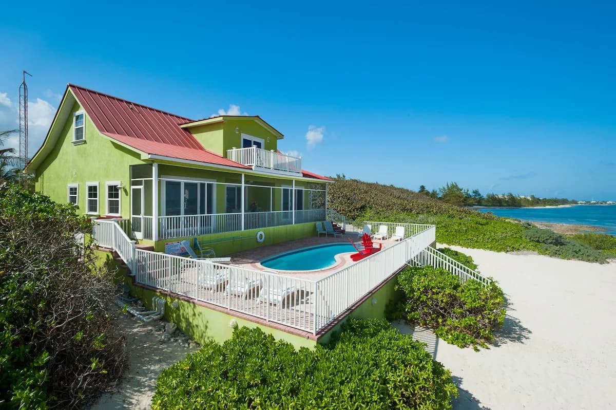 Oceanfront Four Bedroom Villa in Cayman Kai