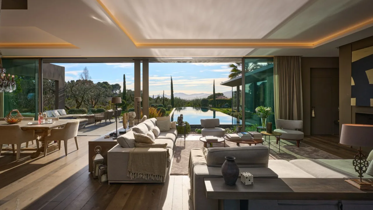 Sunset Views Modern Mougins Retreat photo 2