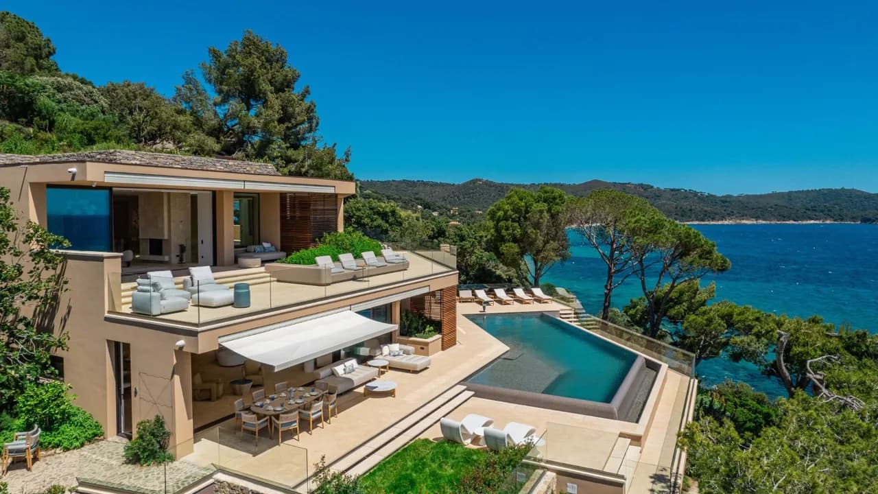 Infinity Pool Overlooking French Riviera