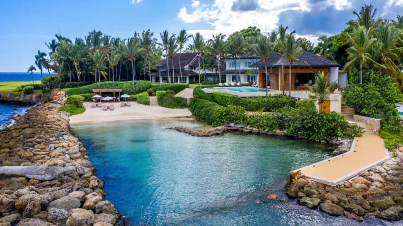 Infinity Pool Overlooking Caribbean Sea