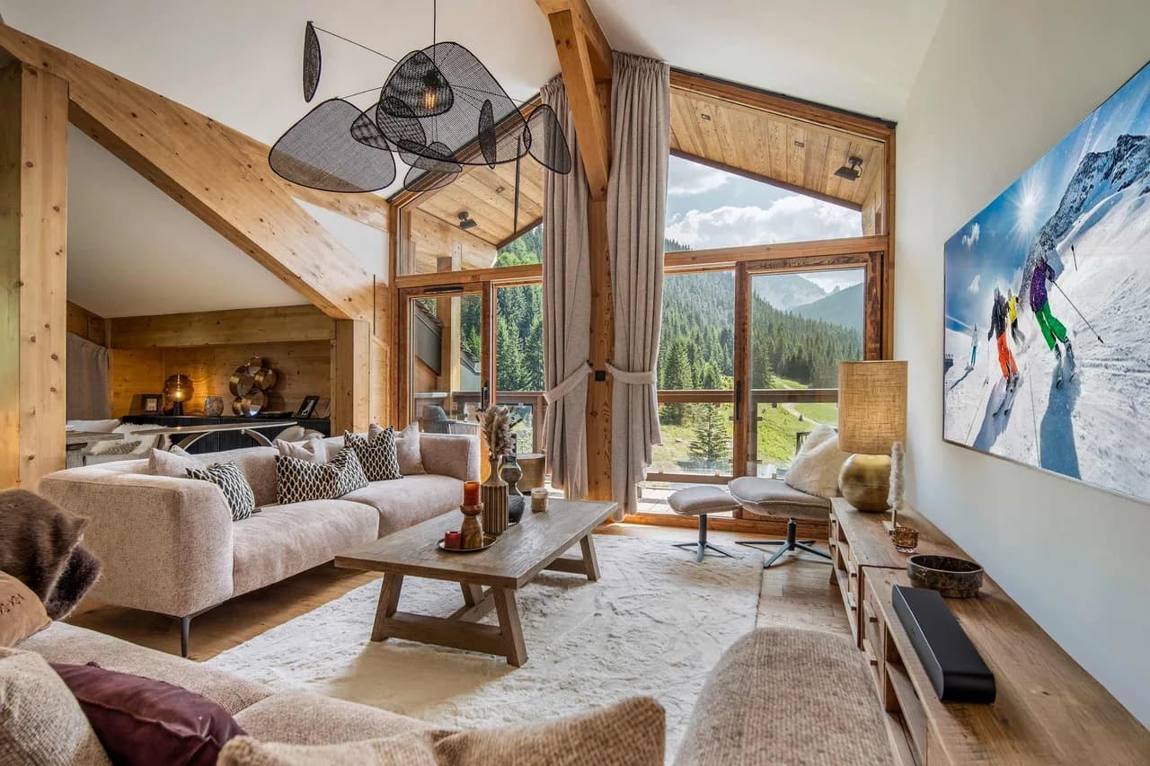 Panoramic View Penthouse in Courchevel