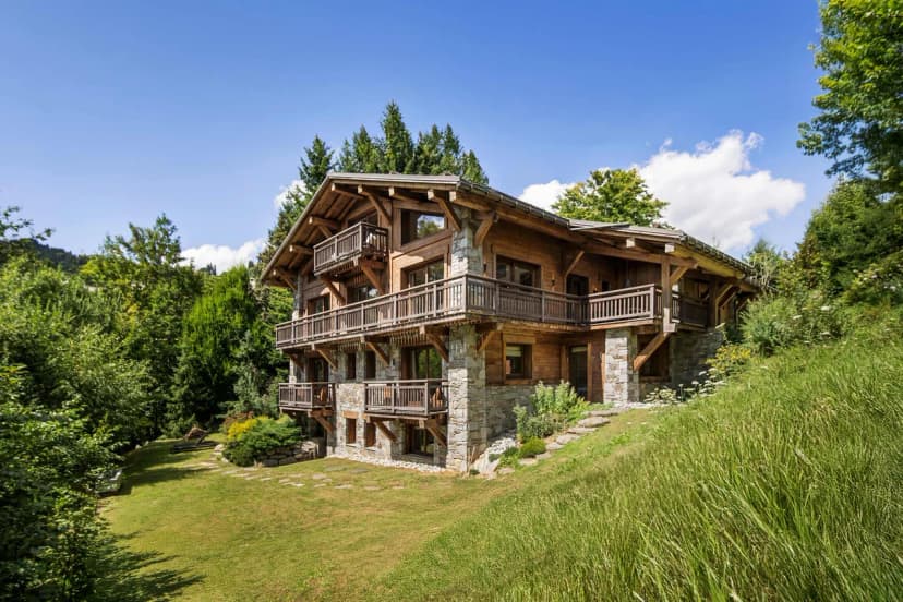 Luxury Chalet, Sauna, Cinema, Mont Blanc Views in Megeve
