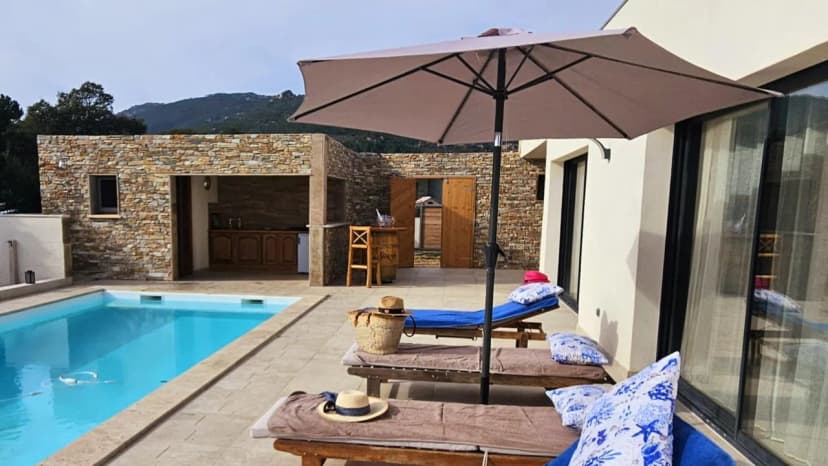 Tranquil Corsican Villa by Sandy Shore