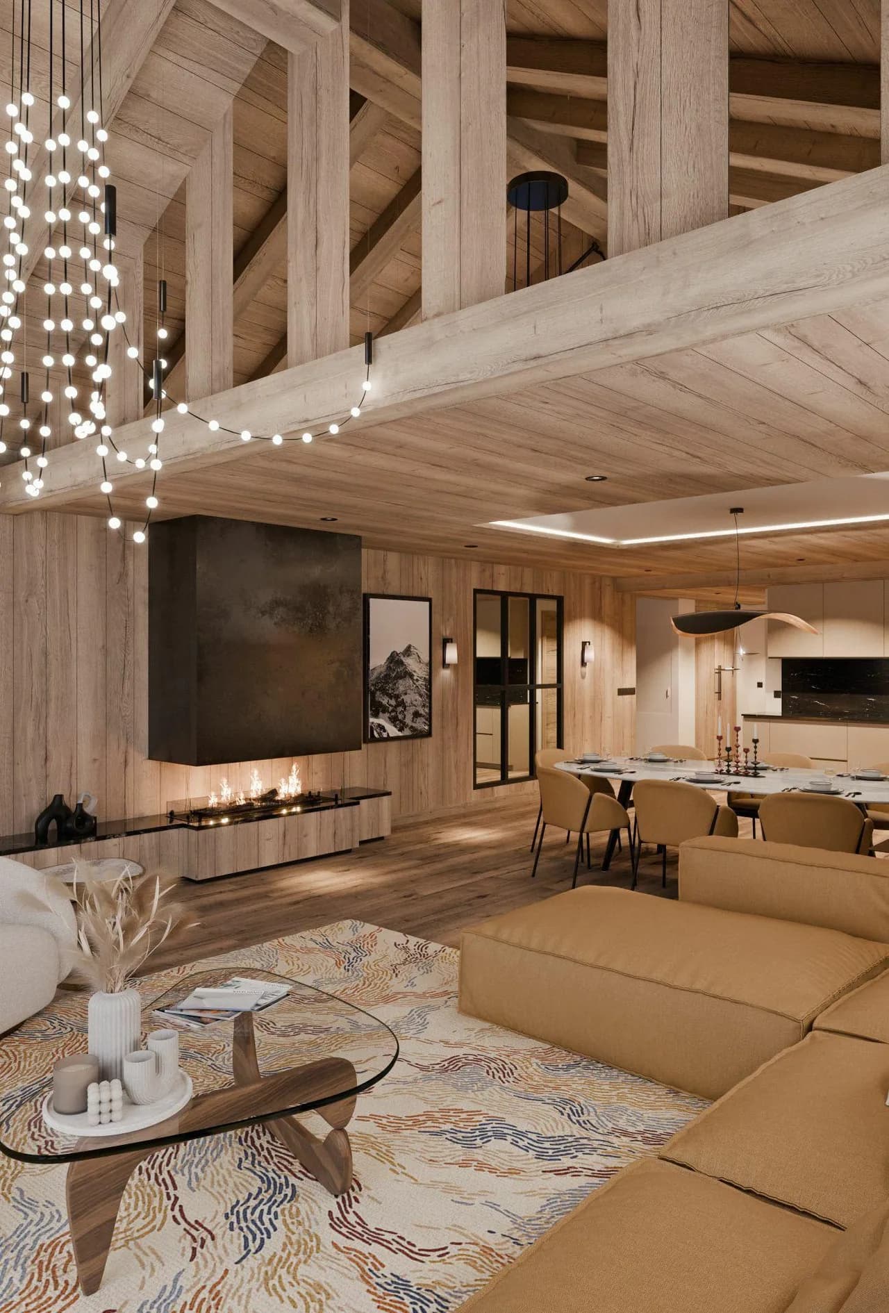 Stylish Alpine Getaway With Fireplace and Sauna photo 5