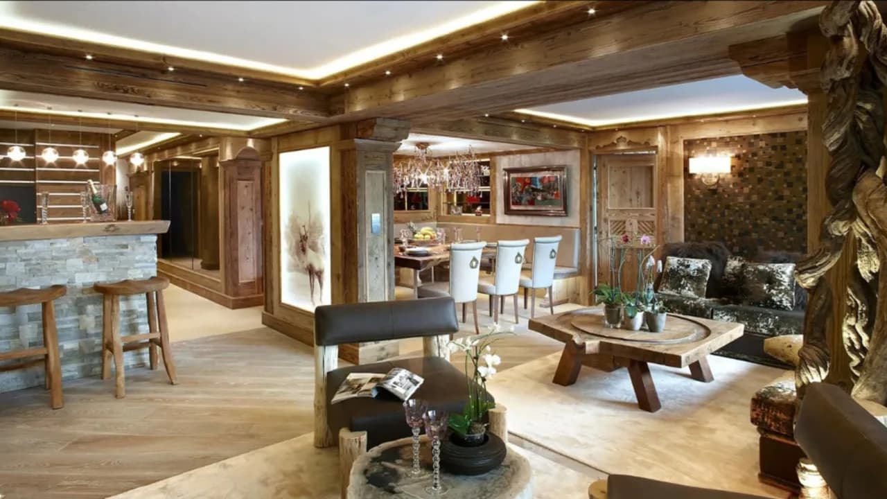 Exclusive Courchevel Ski Chalet Spa Access photo 3