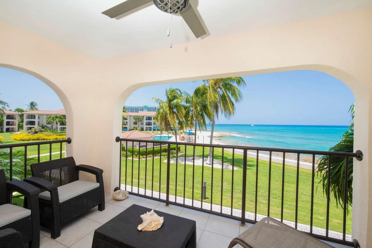 Oceanfront Two Bedroom Villa in Seven Mile Beach Cayman