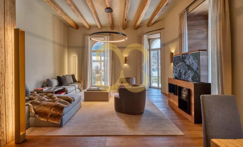 Modern Garden Retreat in Pontresina