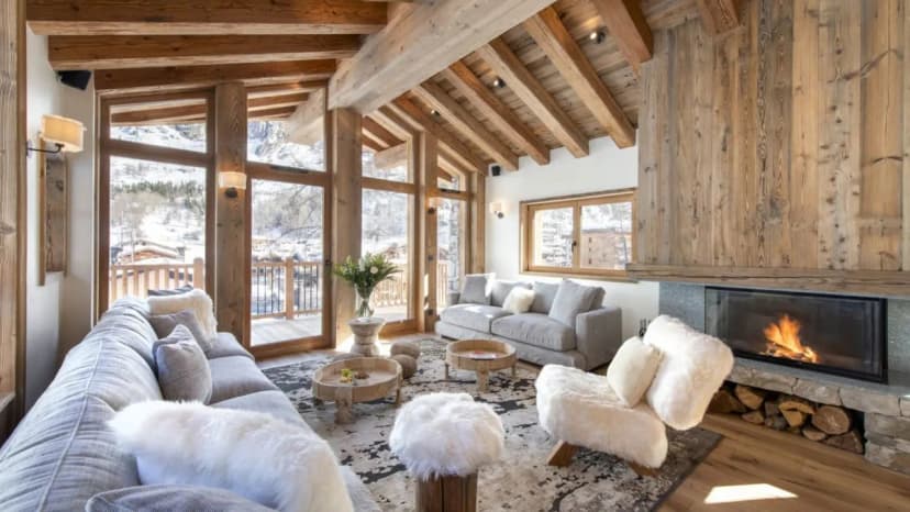 Elegant Mountain Chalet With Indoor Hot Tub