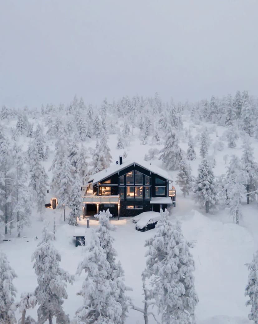 Luxurious Lapland Chalet With Private Sauna
