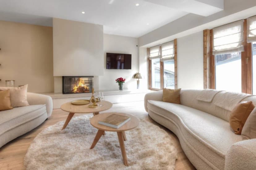 Contemporary Retreat In Megève Village Center