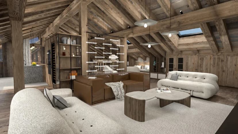 Elegant Mountain Chalet With Pool and Sauna